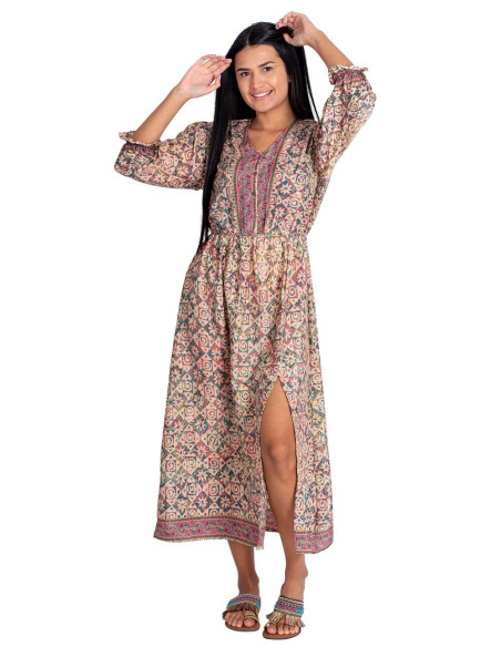 vestido-suelto-mujer-otoño-beige