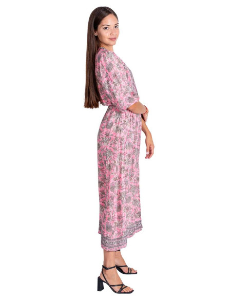 vestido-midi-mangas-largas-seda-rosa