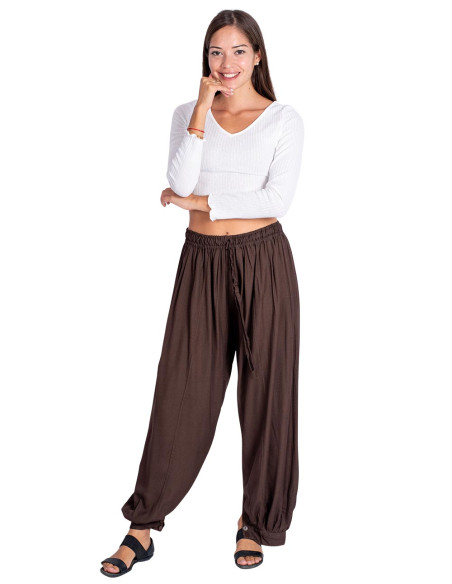 Brown Bloomers With Rubber