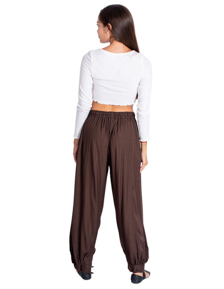 Brown Bloomers With Rubber