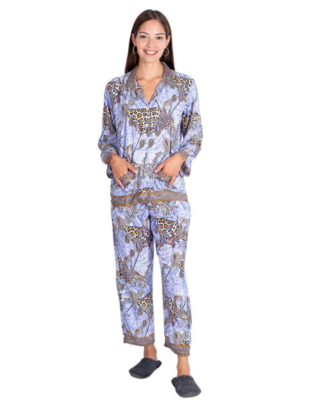 2 Piece Silk Pajamas