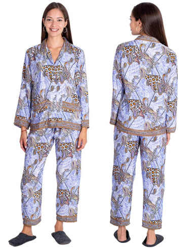 2 Piece Silk Pajamas