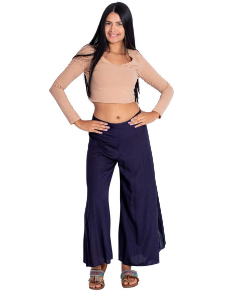 Blue Skirt and Trousers