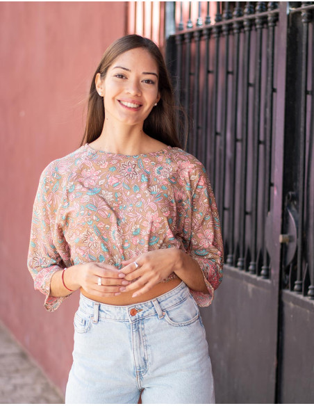 Top Cropd Beige