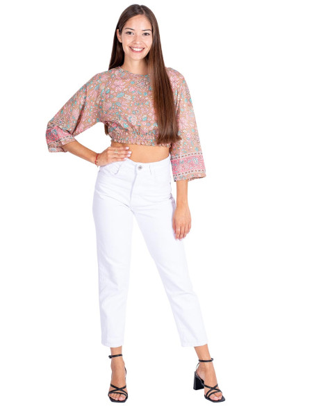Top Cropd Beige