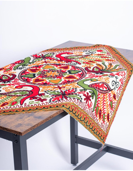 Animal Embroidered Tapestry