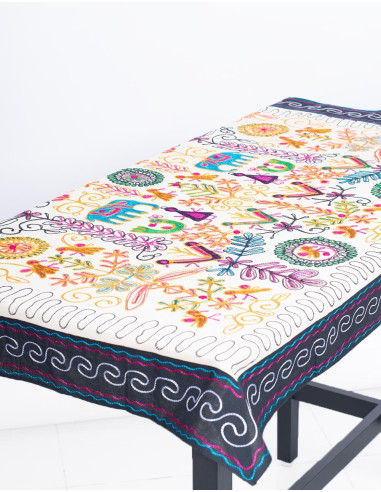 Tapestry with Rock Art Inscriptions