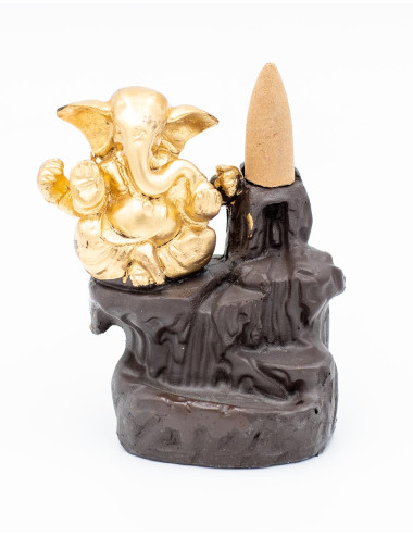fuente-cono-reflujo-ganesha-dorado