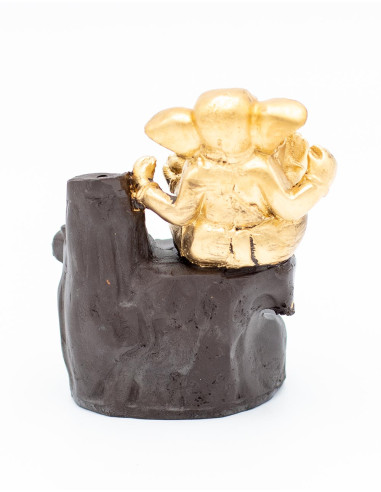 Golden Ganesha Cone Fountain
