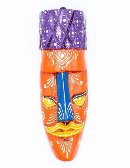 Handmade Wooden Trivia Mask