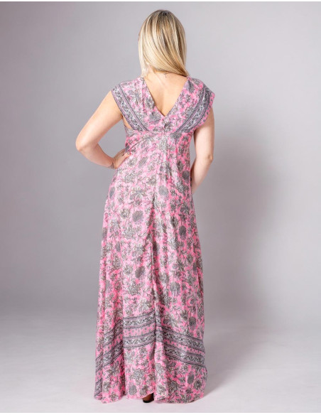 vestido-largo-seda-escote-pico-rosa