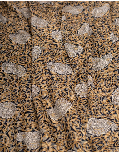 Women's Silk Print Shorts