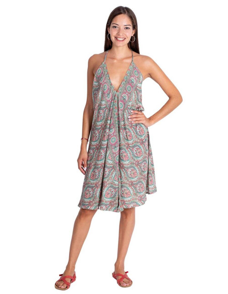 vestido-playa-escote-pico-verde-claro