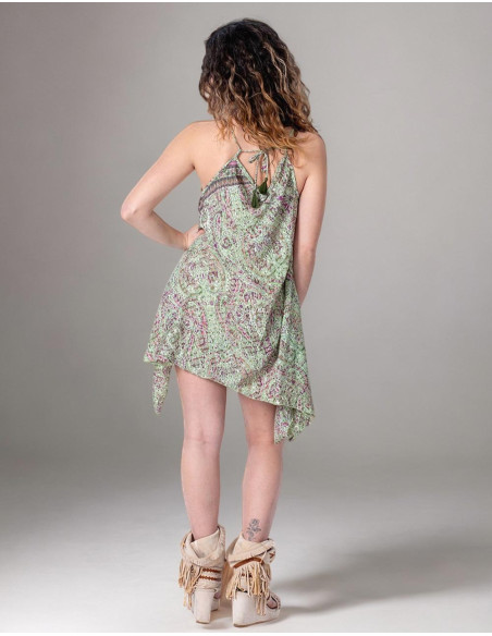 vestido-corto-desigual-tirantes-seda-verde