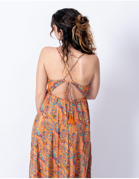 Long Cross Back Dress