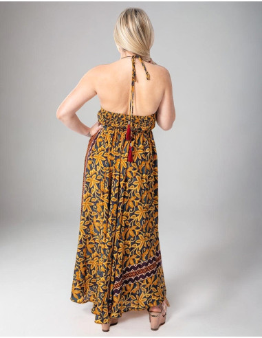 Long Backless Dress