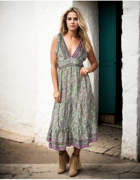 vestido-midi-hippie-style-seda-verde