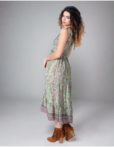 Hippie Chic Silk Dress