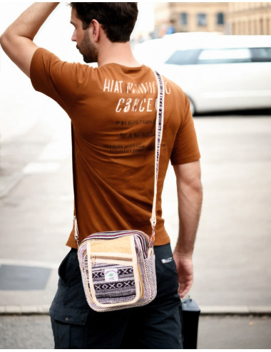 Unisex Hemp Shoulder Bag