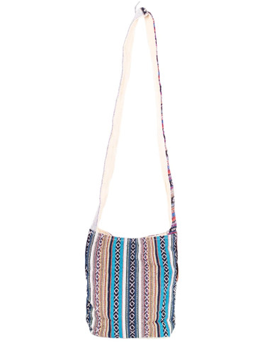 Bandolera Cañamo Doble bolsillo