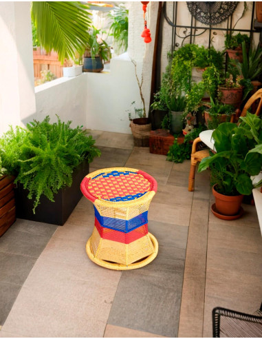 RMU0004A - Woven Metal Stool