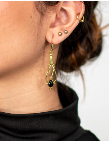 Kimago handmade earrings with mineral stones – Beauty and...