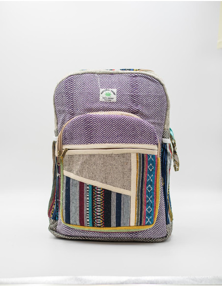 Unisex Hemp Backpack: Handcrafted, Unique, and Versatile for Your Ethnic Style