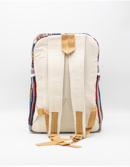 Unisex Hemp Backpack: Handcrafted, Unique, and Versatile for Your Ethnic Style