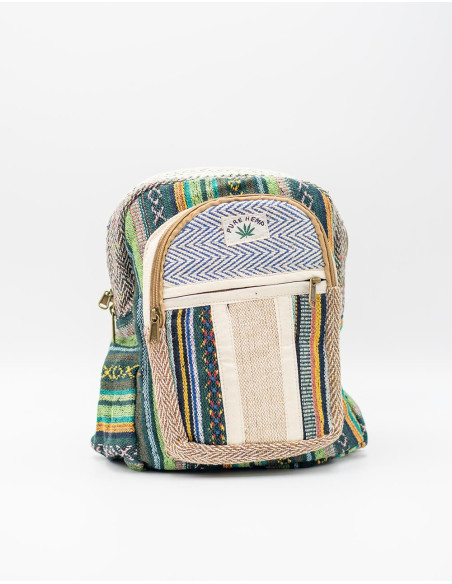 Exclusive Handmade Hemp Backpack - Unique in Color and Design