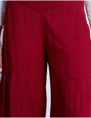 Ethnic Viscose Pants with Adjustable Waist –...