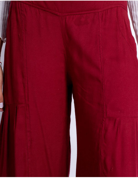 Ethnic Viscose Pants with Adjustable Waist – Kimago