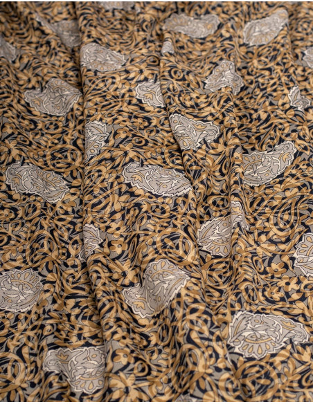 tela-seda-de-mono-verano-fresca-ocre-estampada