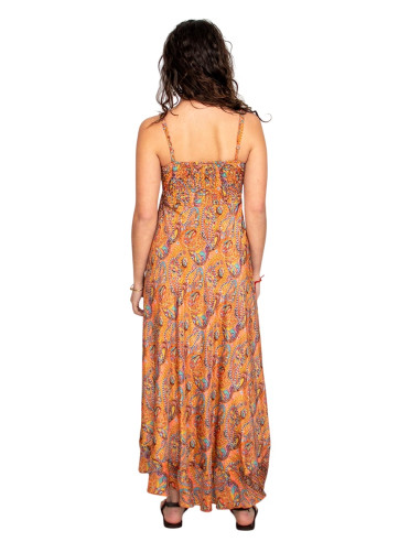 vestido-fresco-comodo-con-goma-espalda-naranja