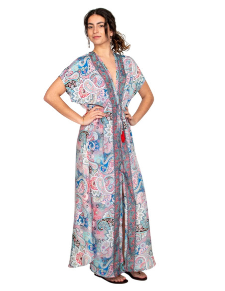 vestido-primavera-escote-pronunciado-celeste