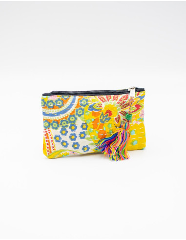 Kimago ethnic toiletry bag with unique handmade...