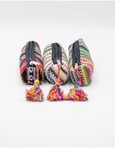 Kimago ethnic pencil case with zipper and...