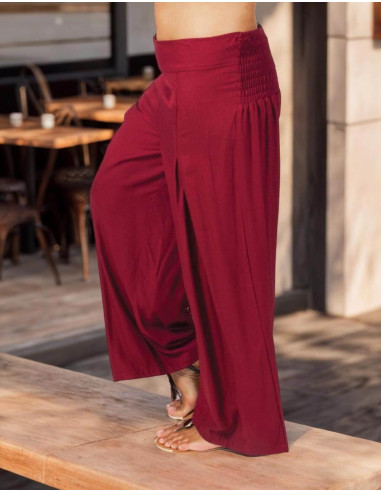 Kimago straight-leg pants in rayon plus sizes