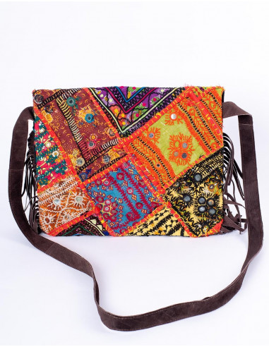 Kimago boho clutch with mirrors and handmade...