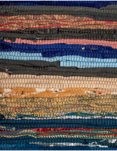 Multicolor handmade ethnic hippie rug | Kimago