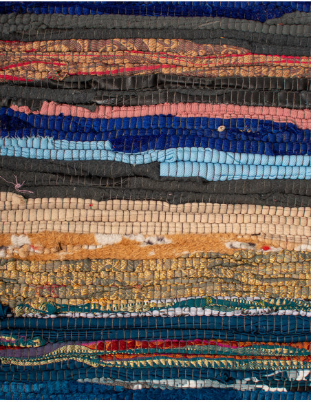 Multicolor handmade ethnic hippie rug | Kimago