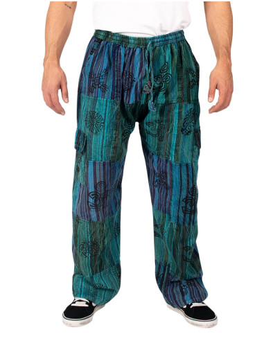 Green or light blue Kimago patchwork handmade...