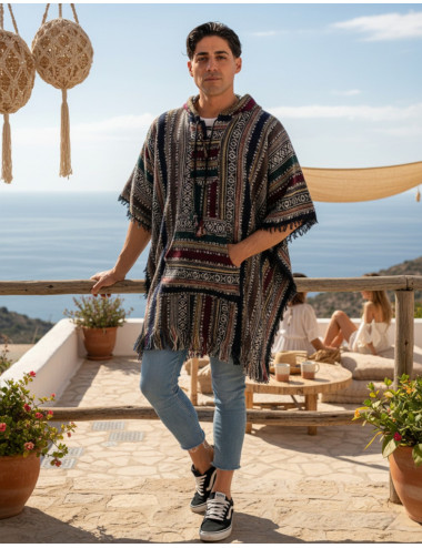 poncho-unisex-algodon-artesanal-kimago