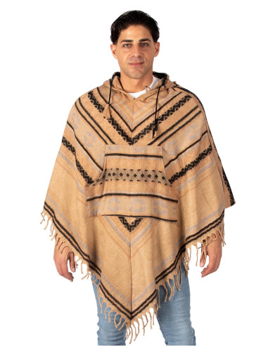 Unisex handmade cotton poncho | Kimago