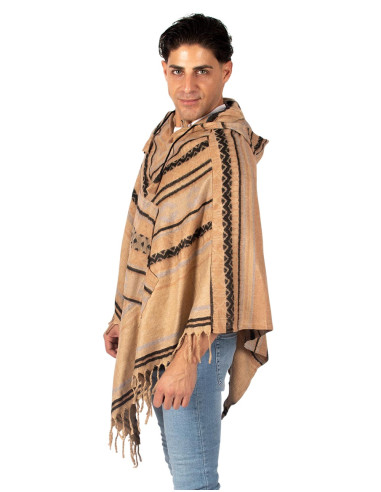 Poncho unisex de algodón artesanal | Kimago