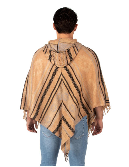 Unisex handmade cotton poncho | Kimago