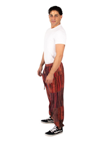 pantalon-patchwork-rojo-hombre-unisex