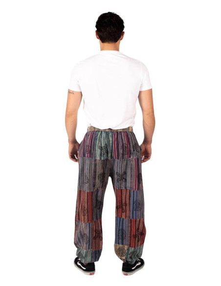 Kimago unisex patchwork harem pants, assorted colors