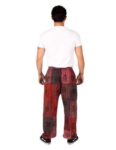 Kimago unisex patchwork harem pants, assorted...