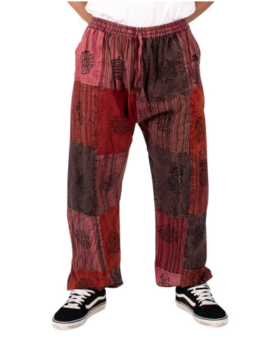Kimago unisex patchwork harem pants, assorted...