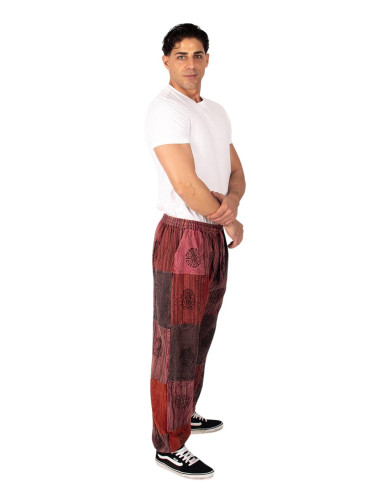 Kimago unisex patchwork harem pants, assorted...